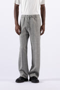 Pantalone fondo ampio in lana - Grigio