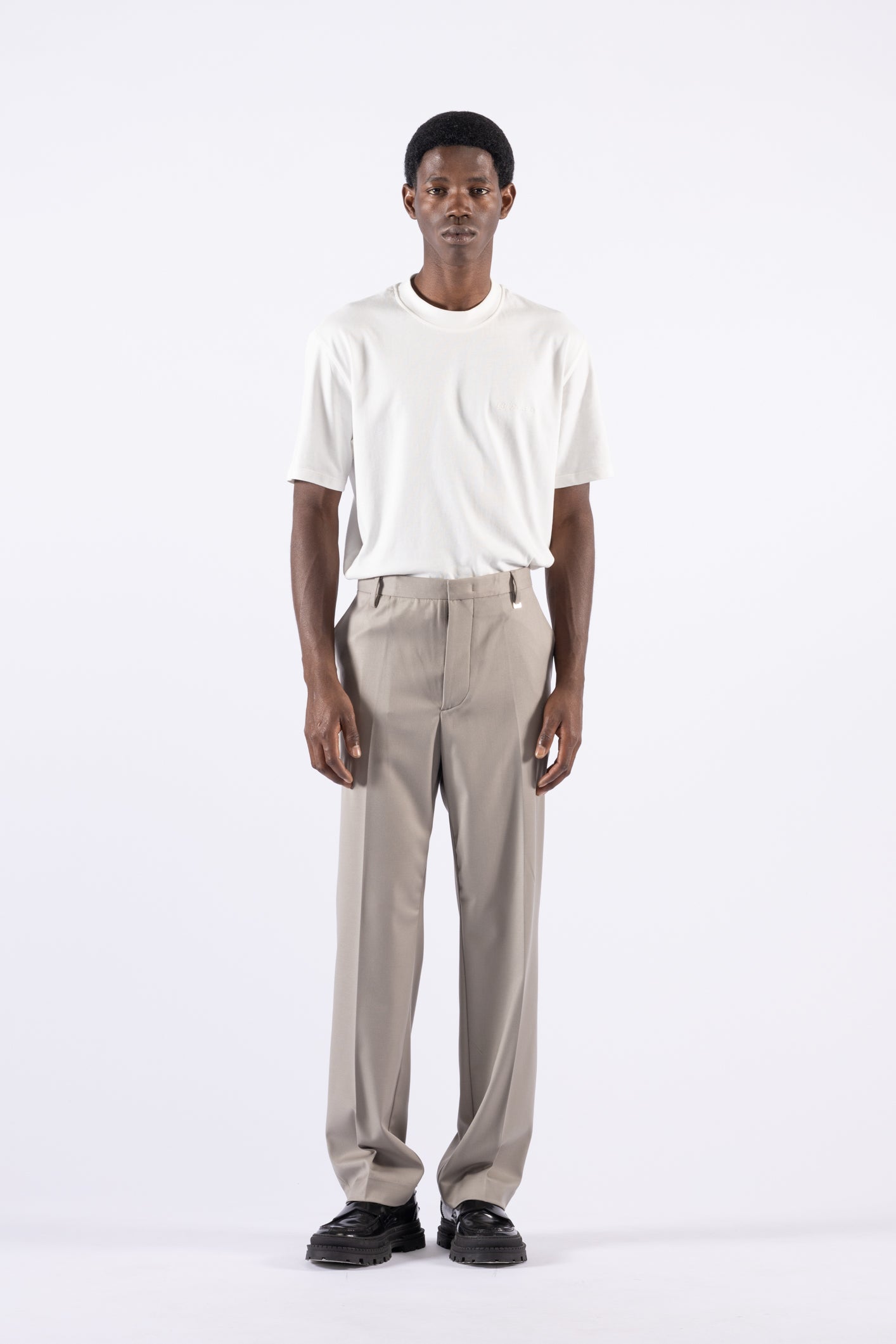 Pantalone gamba dritta - Mastice