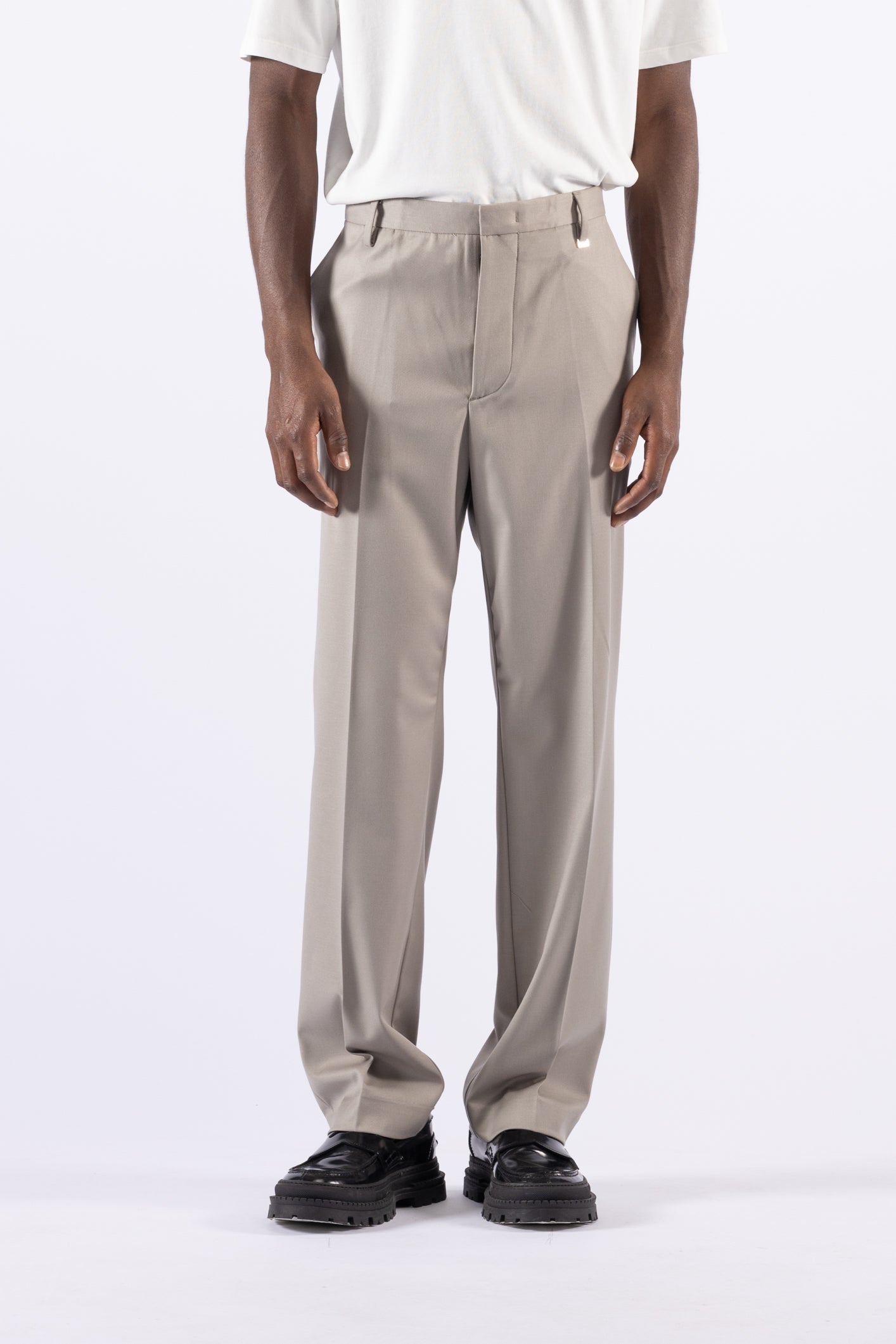 Pantalone gamba dritta - Mastice