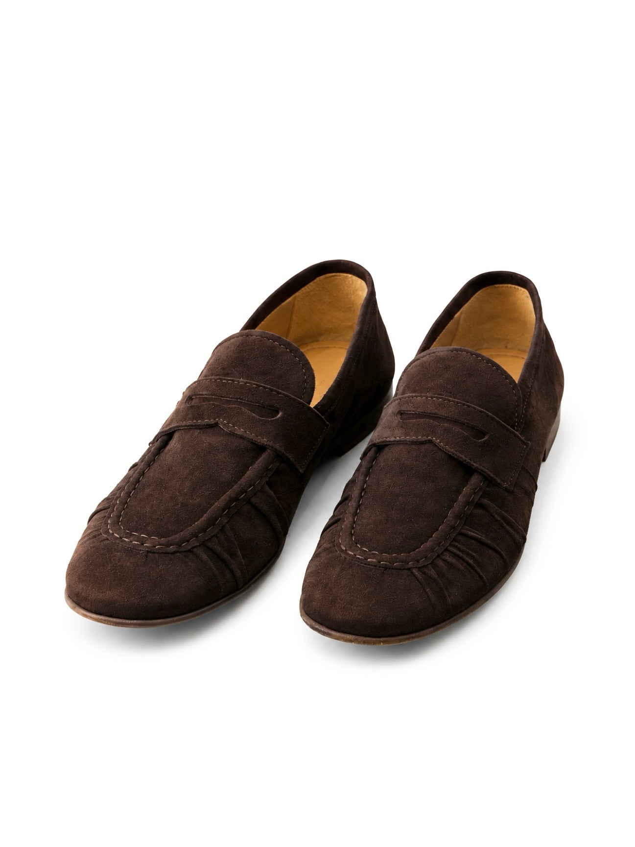 Leather Loafers with Strap - Black