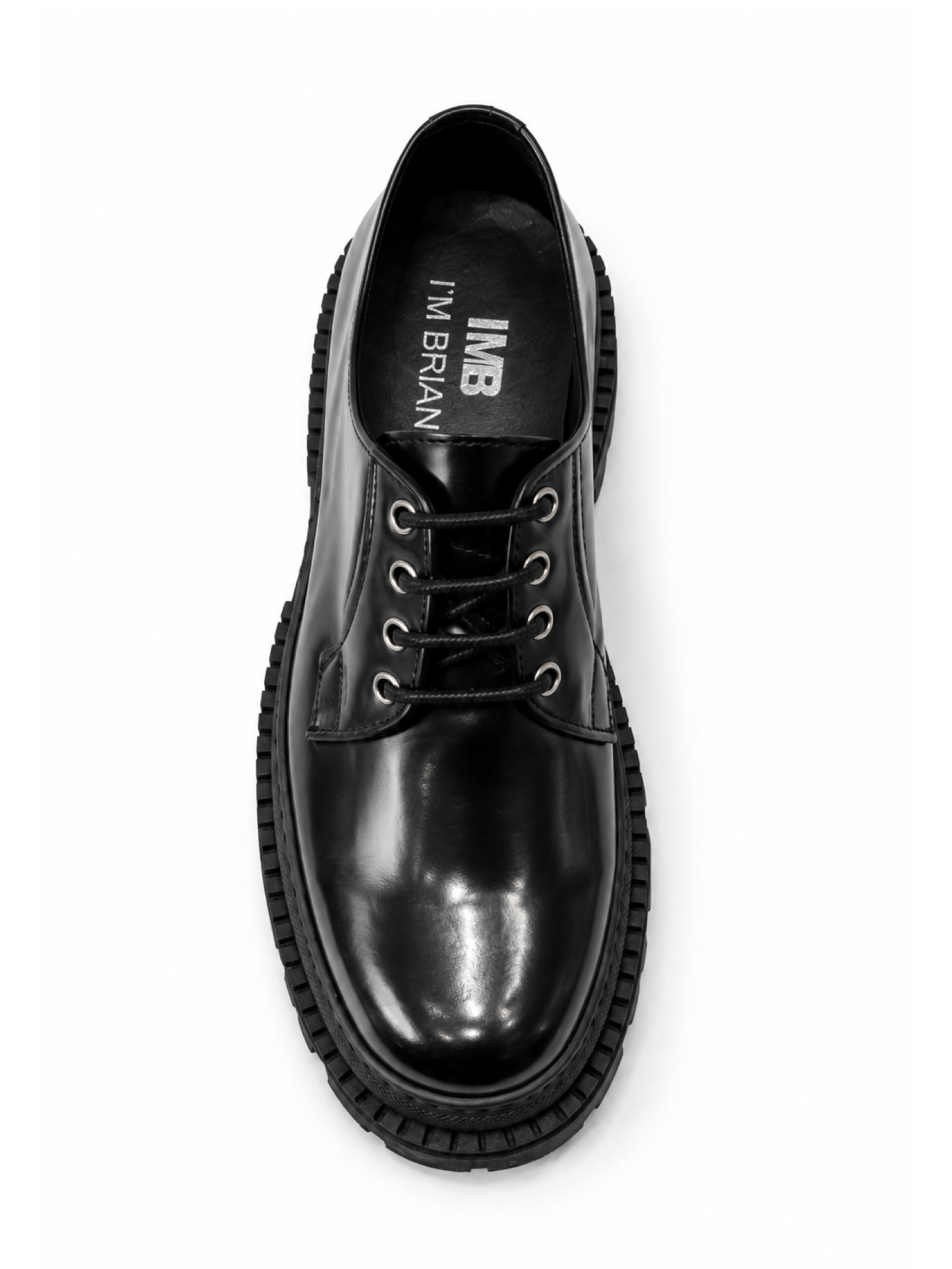 Mocassins en cuir avec bride - Noirs