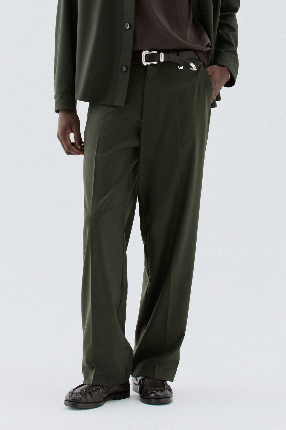 Pantaloni larghi - Verde