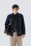 Overshirt carpenter in denim