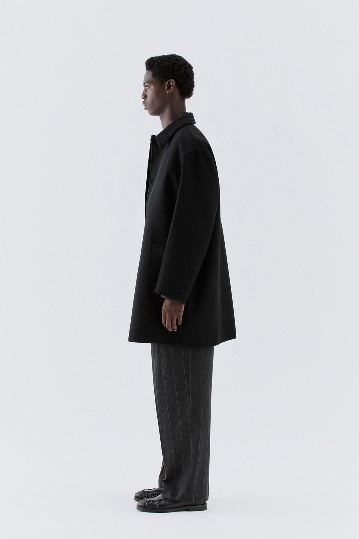 Cappotto in lana - Nero