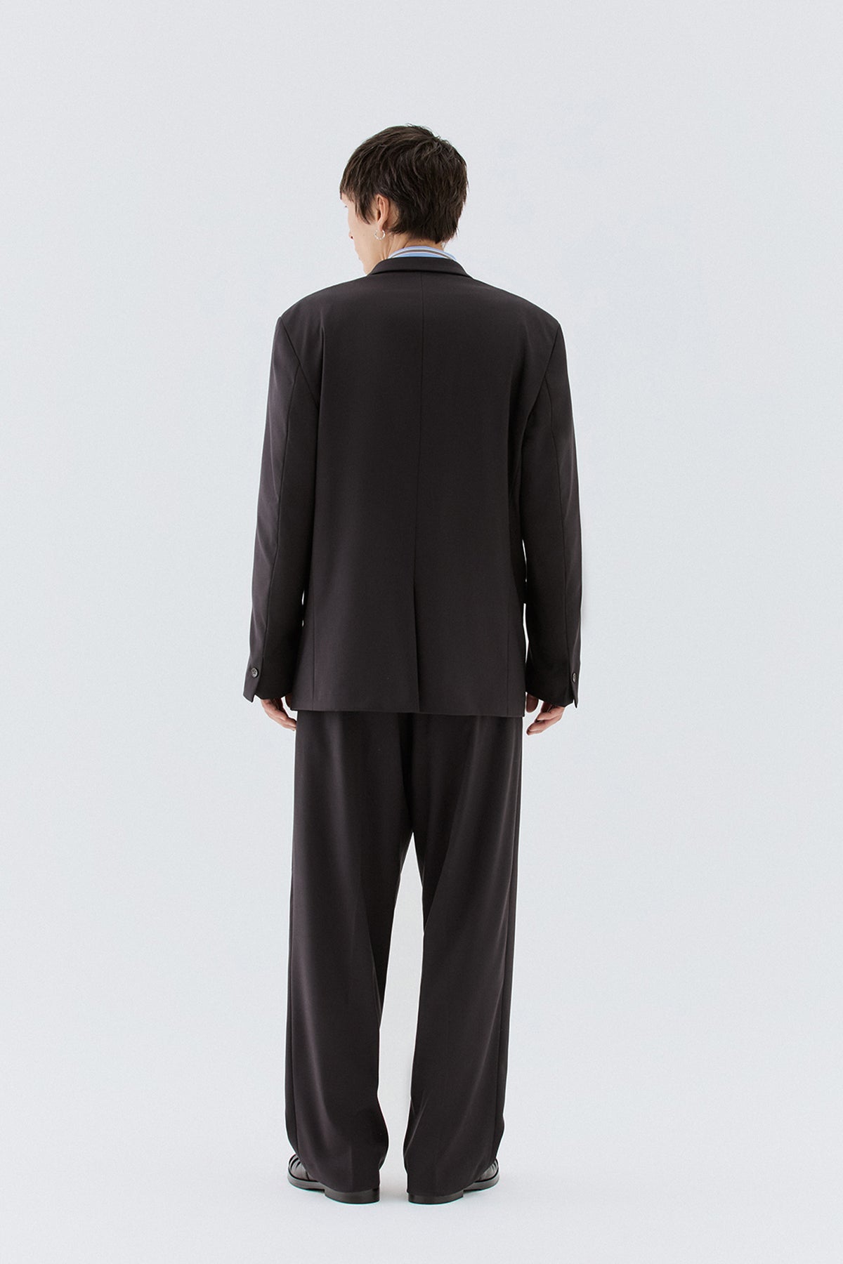 Giacca da abito oversize - Moro