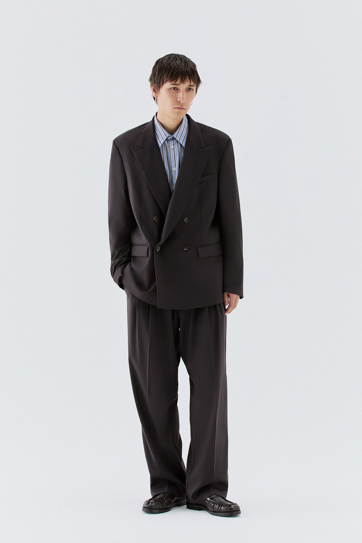 Giacca da abito oversize - Moro