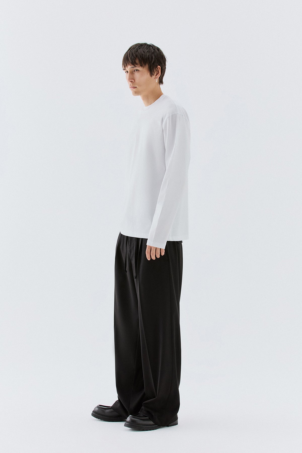 T-shirt in cotone mercerizzato - Bianco