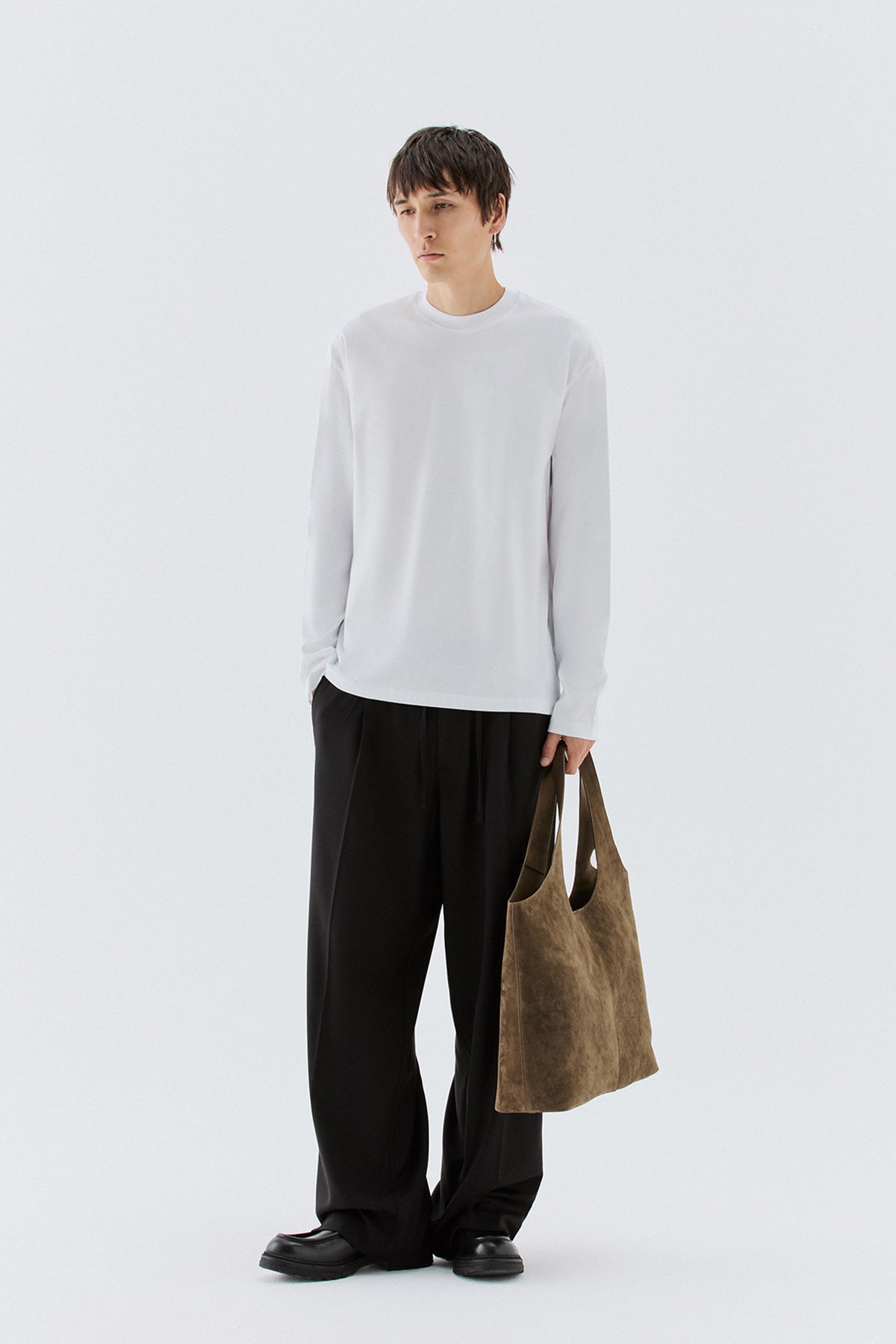 T-shirt in cotone mercerizzato - Bianco