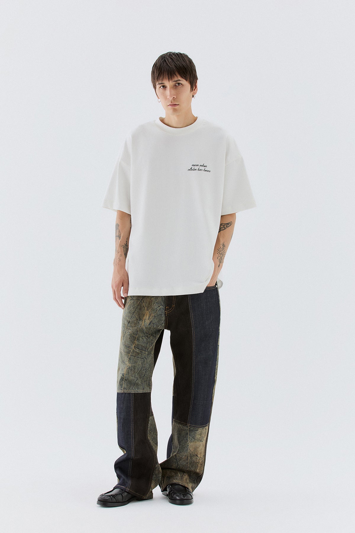 T-shirt in jersey oversize - Off white