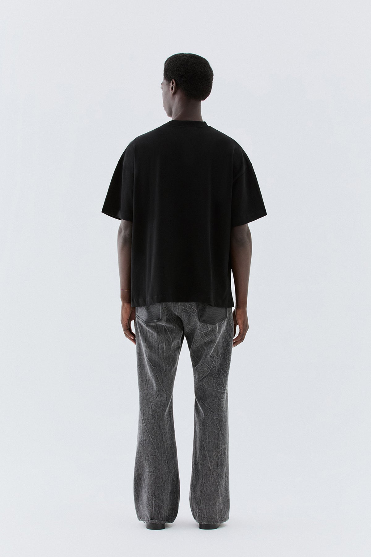 T-shirt in jersey oversize - Nero