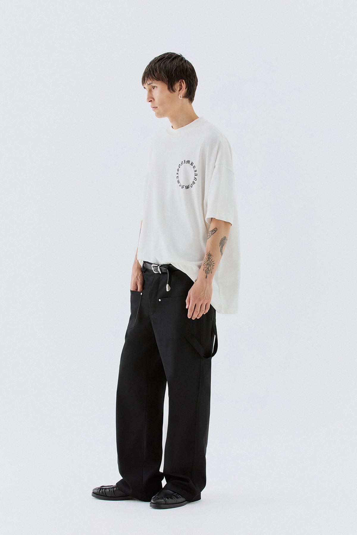 T-shirt in jersey oversize - Off white