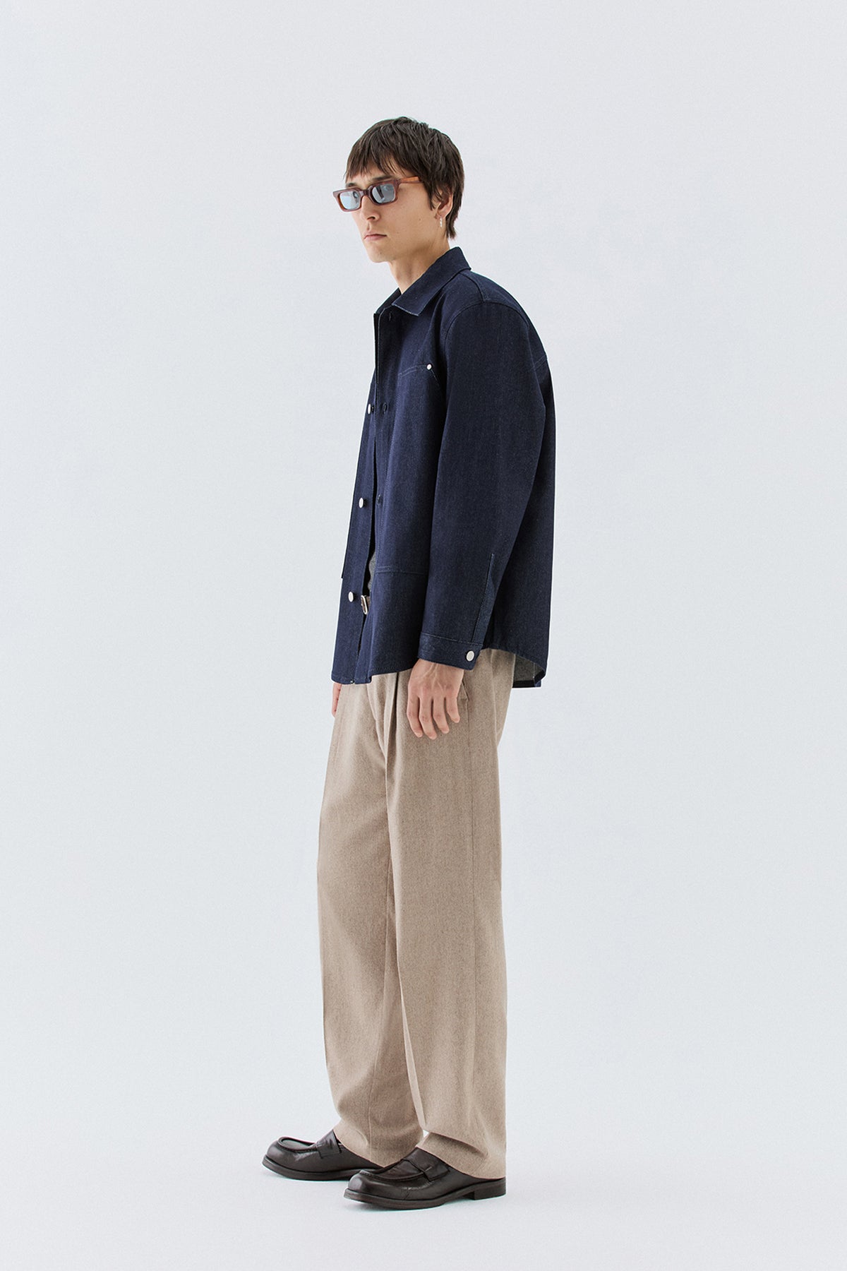 Overshirt carpenter in denim