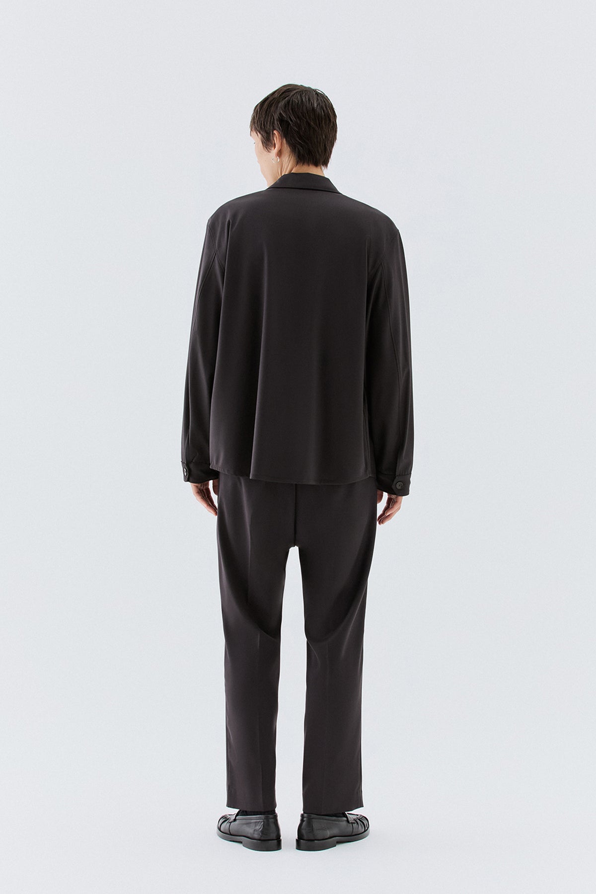 Overshirt con tasca - Moro