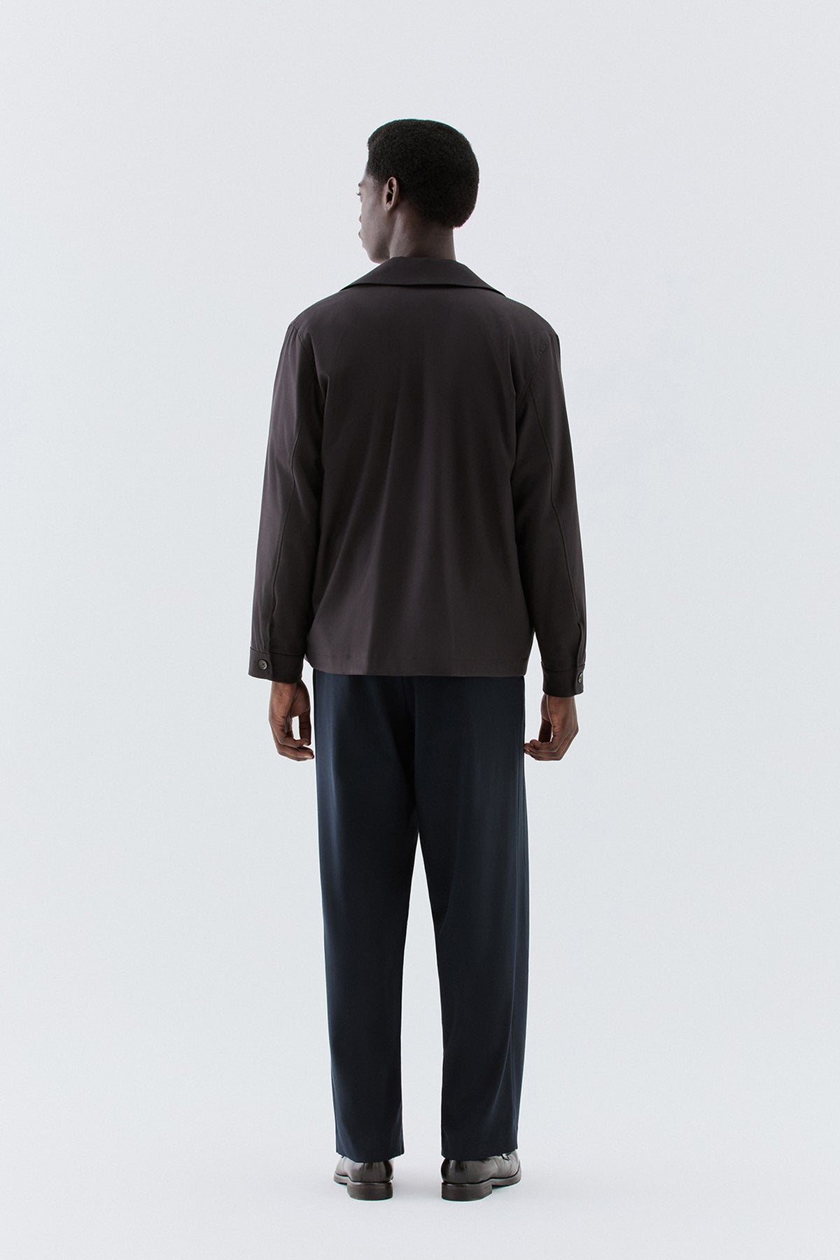 Overshirt con tasconi - Moro