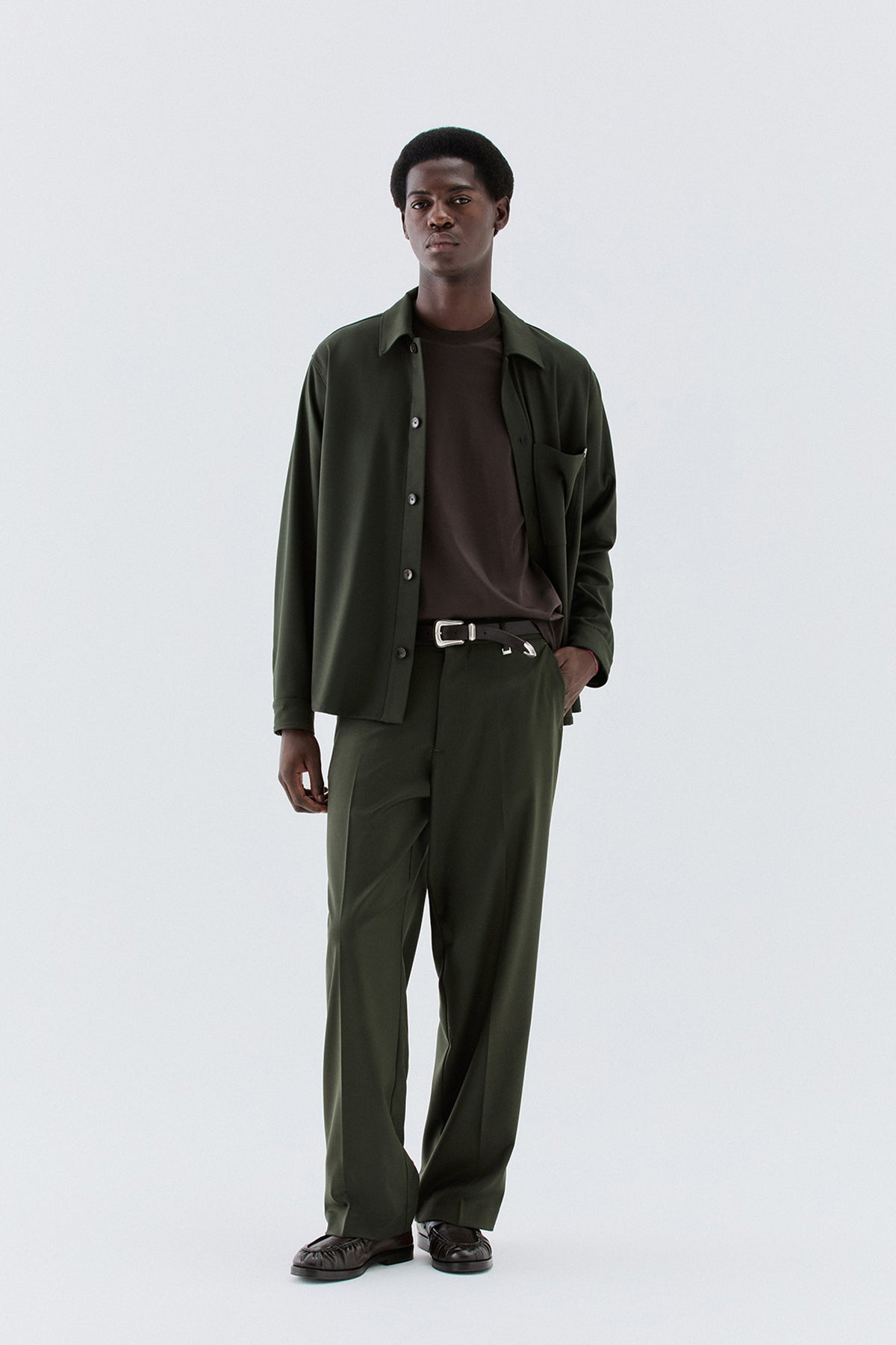 Pantaloni larghi - Verde