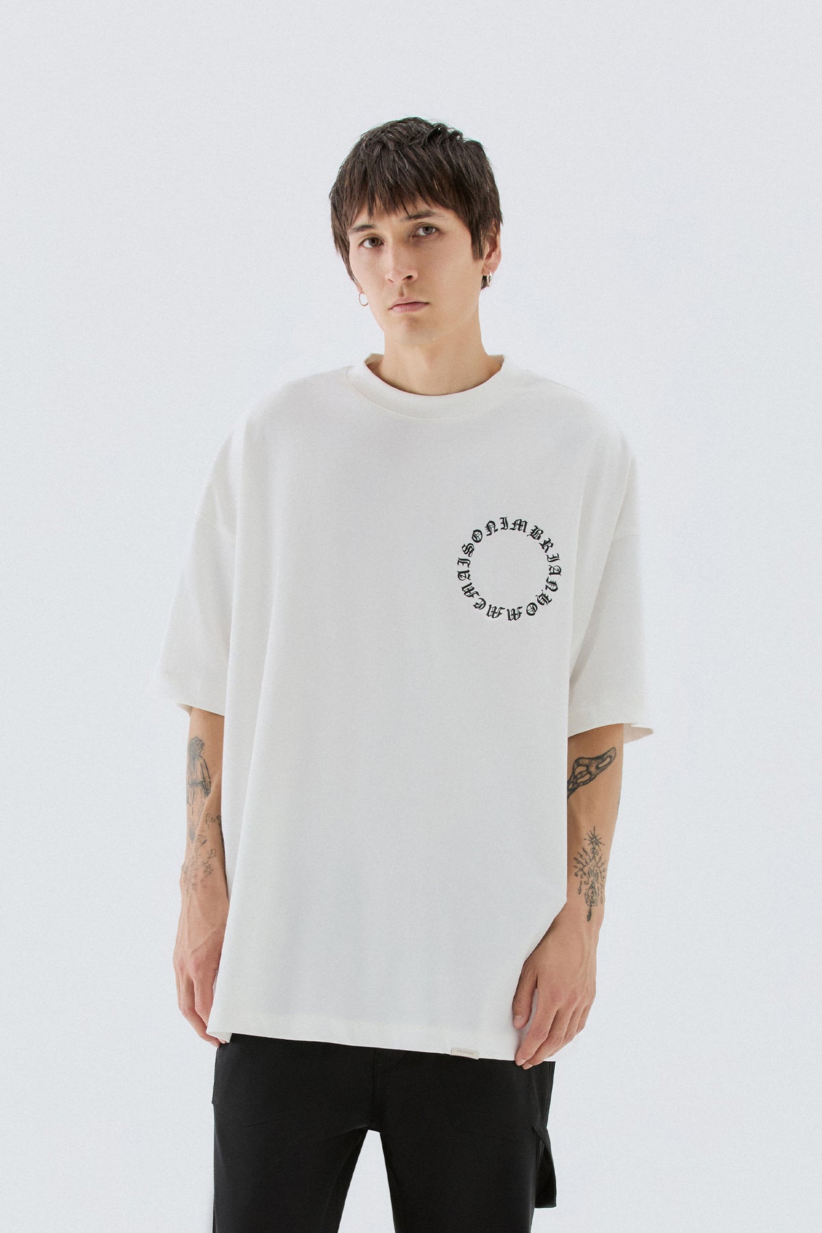 T-shirt in jersey oversize - Off white