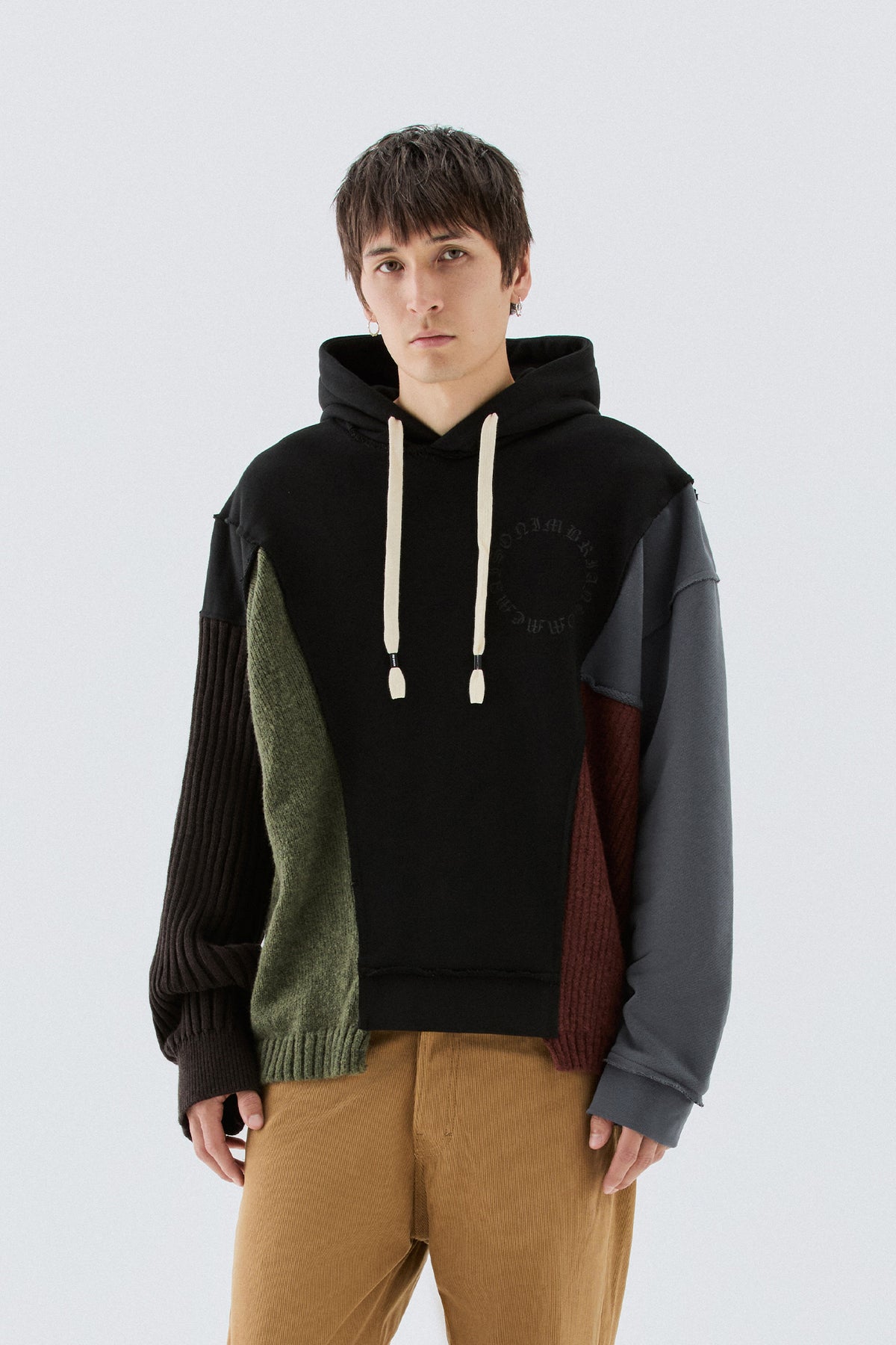 Felpa patchwork oversize