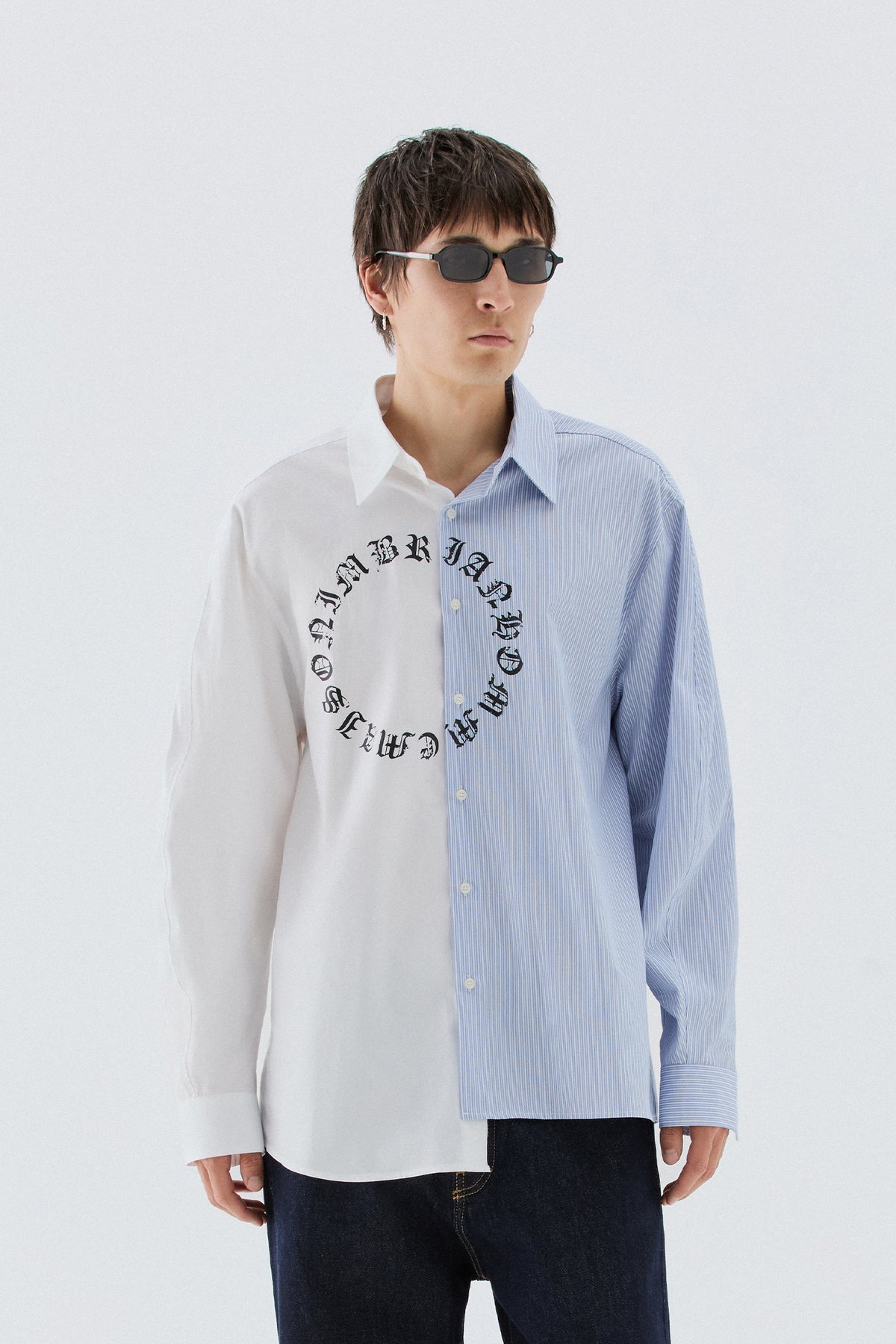 Camicia in cotone oversize
