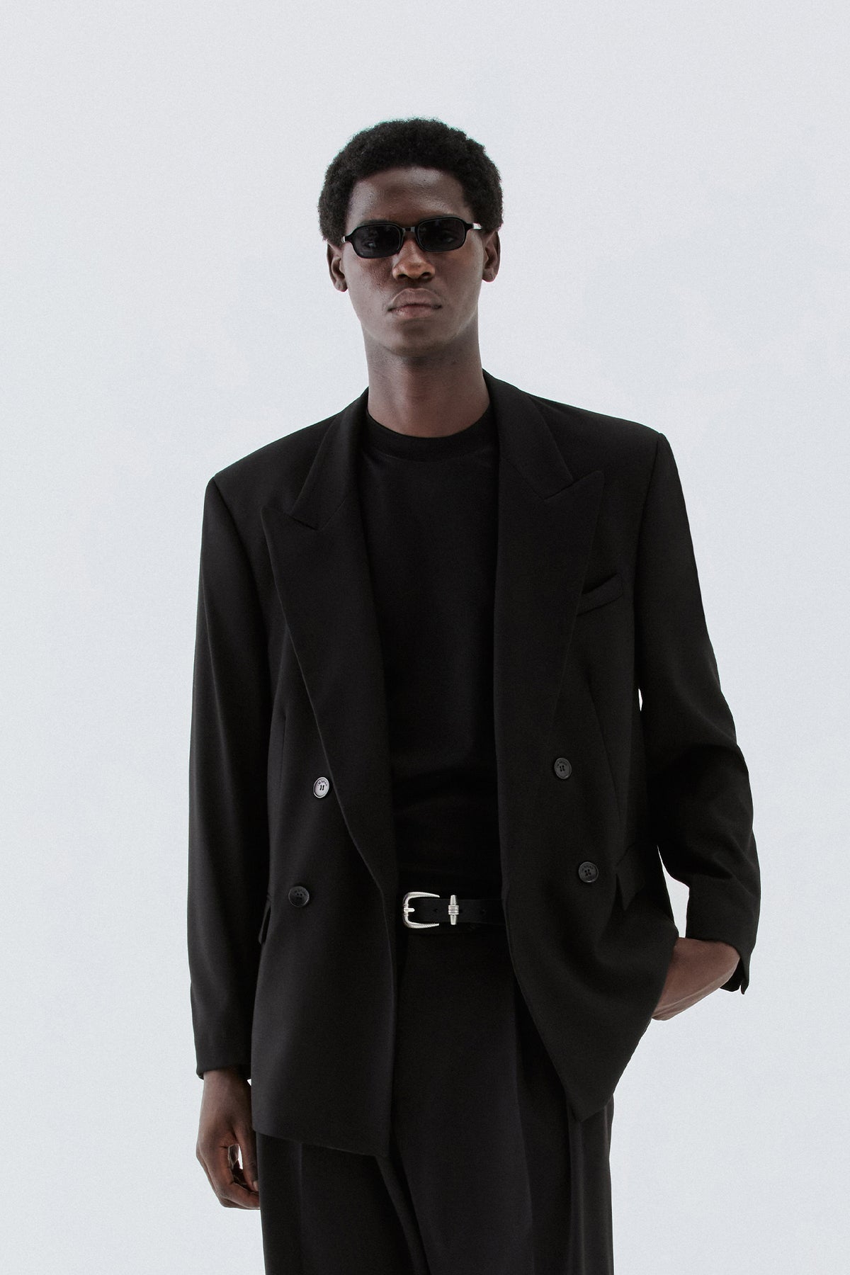 Giacca da abito oversize - Nero