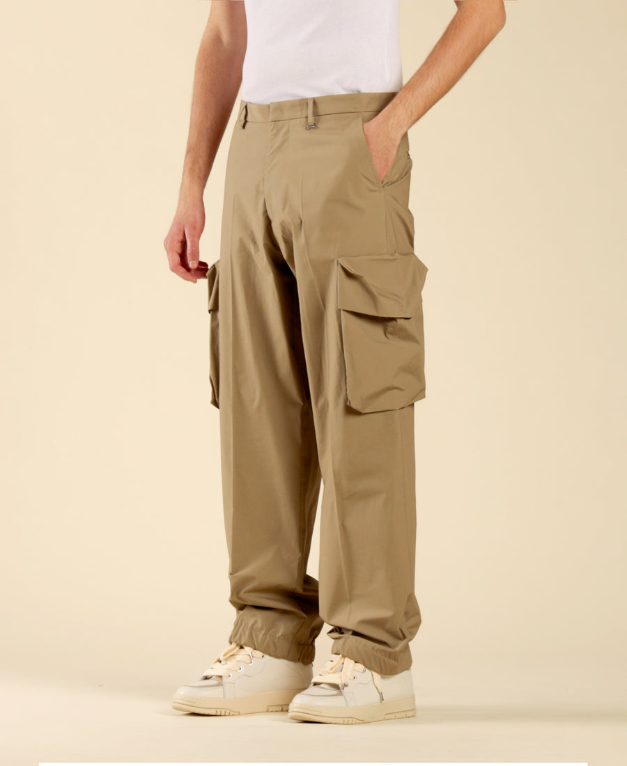 Pantalone cargo in cotone - Verde