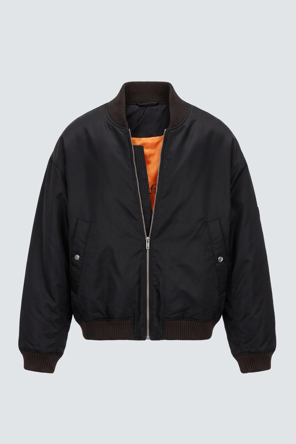 Bomber in nylon oversize - Nero