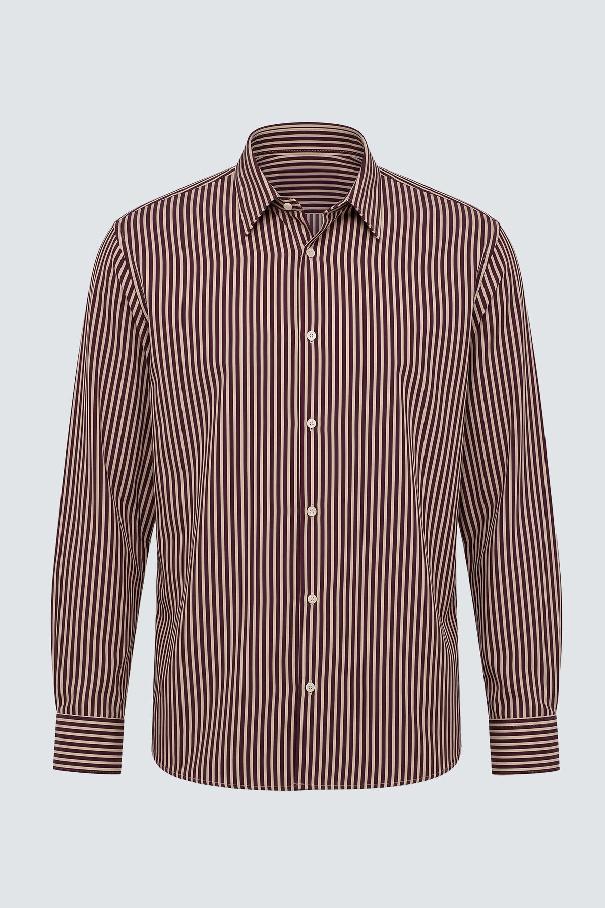 Camicia a righe in viscosa