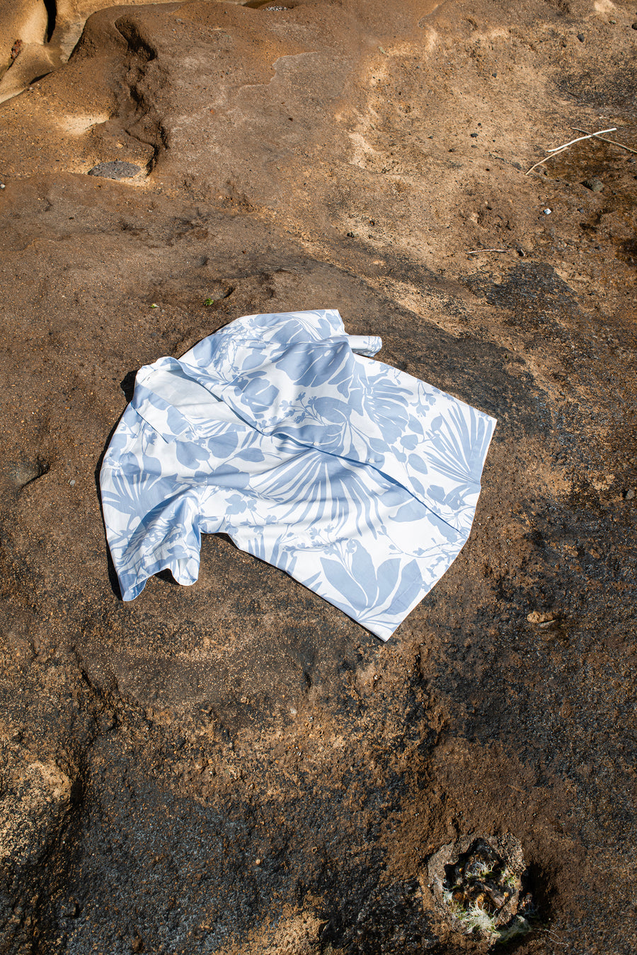 Camicia in cotone stampa floreale